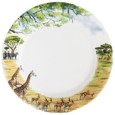 Des assiettes en faience de Gien